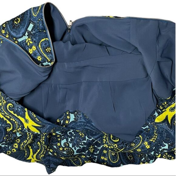 PLENTY TRACY REESE Anthropologie Fit Flare Mini Skater Dress Paisley Pockets 4P - Picture 11 of 13